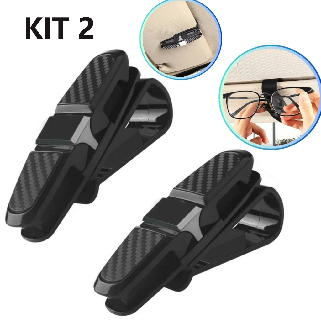 Suporte para Óculos Multifuncional Viseira Solar de Carro Óculos de Sol Organizador