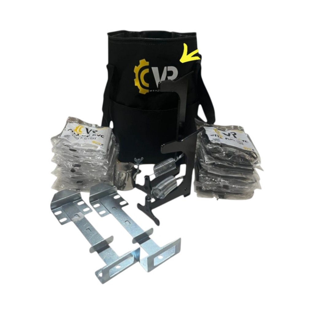Kit Suporte Split, Suporte Auxiliar, Alargador de Tubo Defletor de Chamas, Fita PVC
