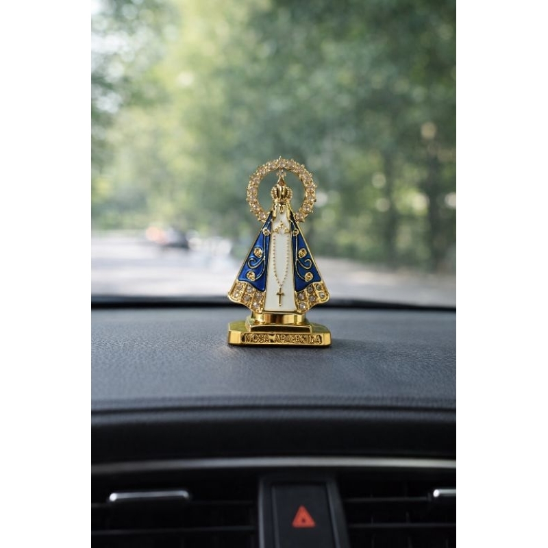 Santinha de Carro Nossa Senhora Aparecida em Oferta na Shopee