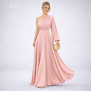 Vestido Longo Social Feminino Manga Longa Madrinha em Oferta na Shopee