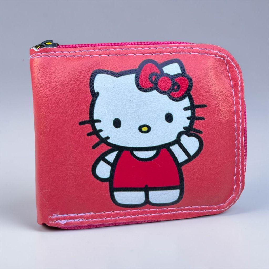 Carteira Feminina Pequena Porta Cartão Hello Kitty LiLo Stitch