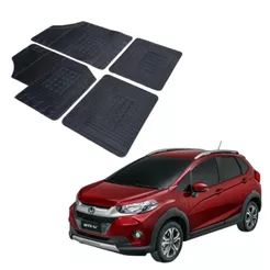 Jogo 4 Pecas Tapete Automotivo Especifico Honda WR-V 100% Borracha Borcol