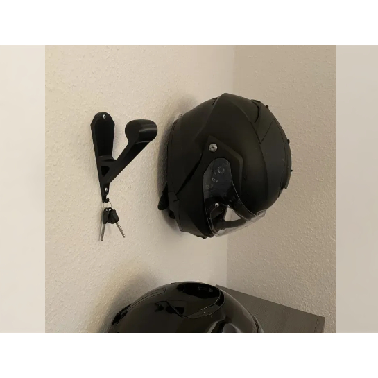 Suporte de Capacete para Parede Organizador de Capacete Moto Bike Expositor Resistente Fácil Instalação