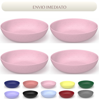 Kit pratos Fundos Resistente Variedade de cores em Oferta na Shopee