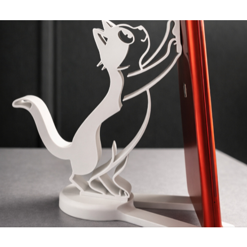 Suporte para Celular Gatinho – Porta Smartphone Decorativo e Fofo 🐱📱