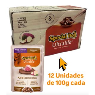 Sachê Special Dog Raças Pequenas Cordeiro 100g Caixa C/12 Unidades em Oferta na Shopee