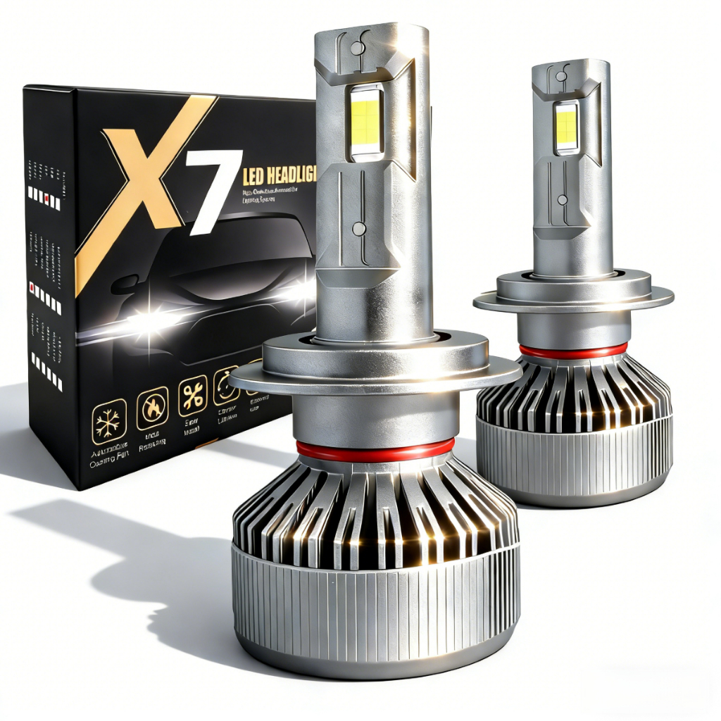 Par Lâmpada LED H7 Super Farol 6500K Branco Frio Alta Potência 12V 24V Carro Moto Caminhão IP65 em Oferta na Shopee