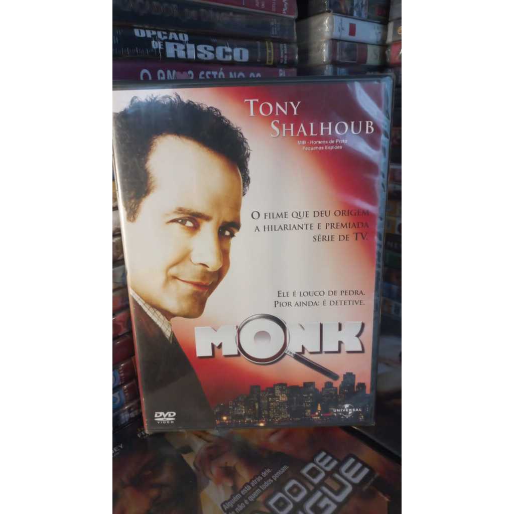 DVD ( Lacrado) Monk O Filme Com Tony Shalhoub - Filme que deu origem a série  Universal