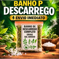 Banho Descarrego ou Defumação Ervas Limpeza Proteção Energia Intuição Equilíbrio + Brinde