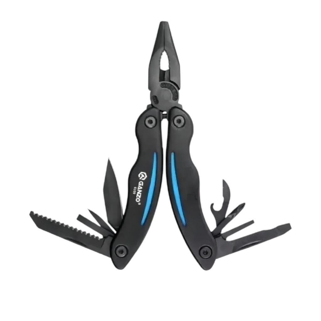 Alicate Multi Ferramentas Ganzo G109 10 Funções Preto