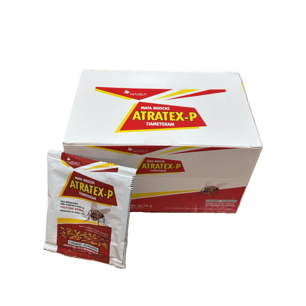 Kit 15und Atratex-P MataMosca Isca Granulada 25Gr
