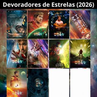 Placa Decorativa MDF (14x20cm ou 20x28cm) Devoradores de Estrelas (2026) - Quadro Parede & Decoração em Oferta na Shopee