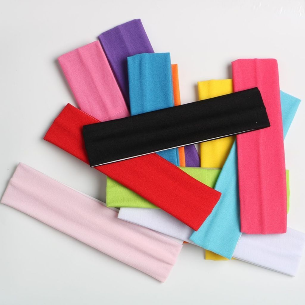 Faixa de Cabelo em Malha Elástica Tiara Esportiva Fitness Yoga Academia Dia Dia