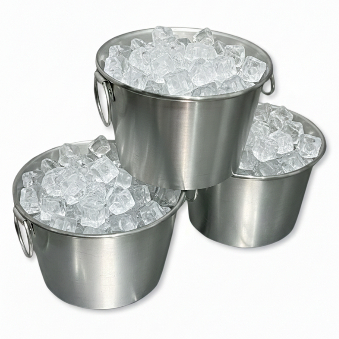 MINI BALDE GELO ALUMÍNIO - 1 LITRO - Decoração, Presentear, Brindes, Festas e Eventos em Oferta na Shopee