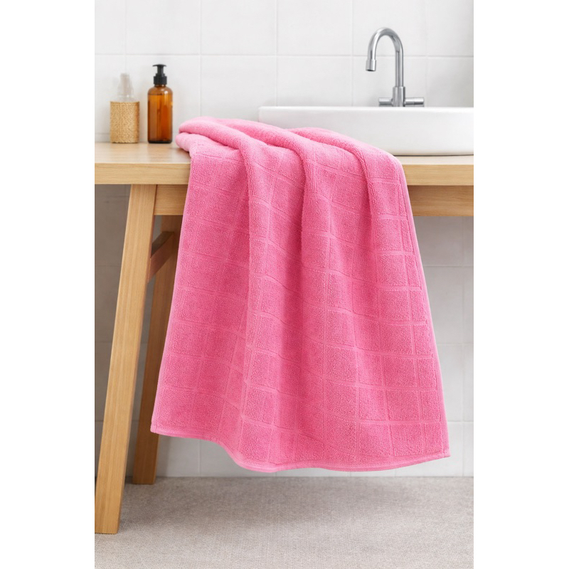 Toalha de Banho Microfibra 70x140cm Macia Secagem Rápida em Oferta na Shopee