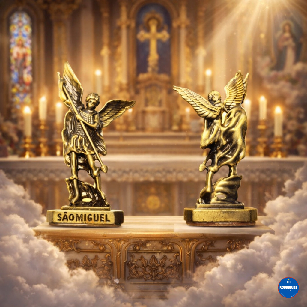 Imagem de São Miguel de Metal 7cm Para Painel De Carro em Oferta na Shopee