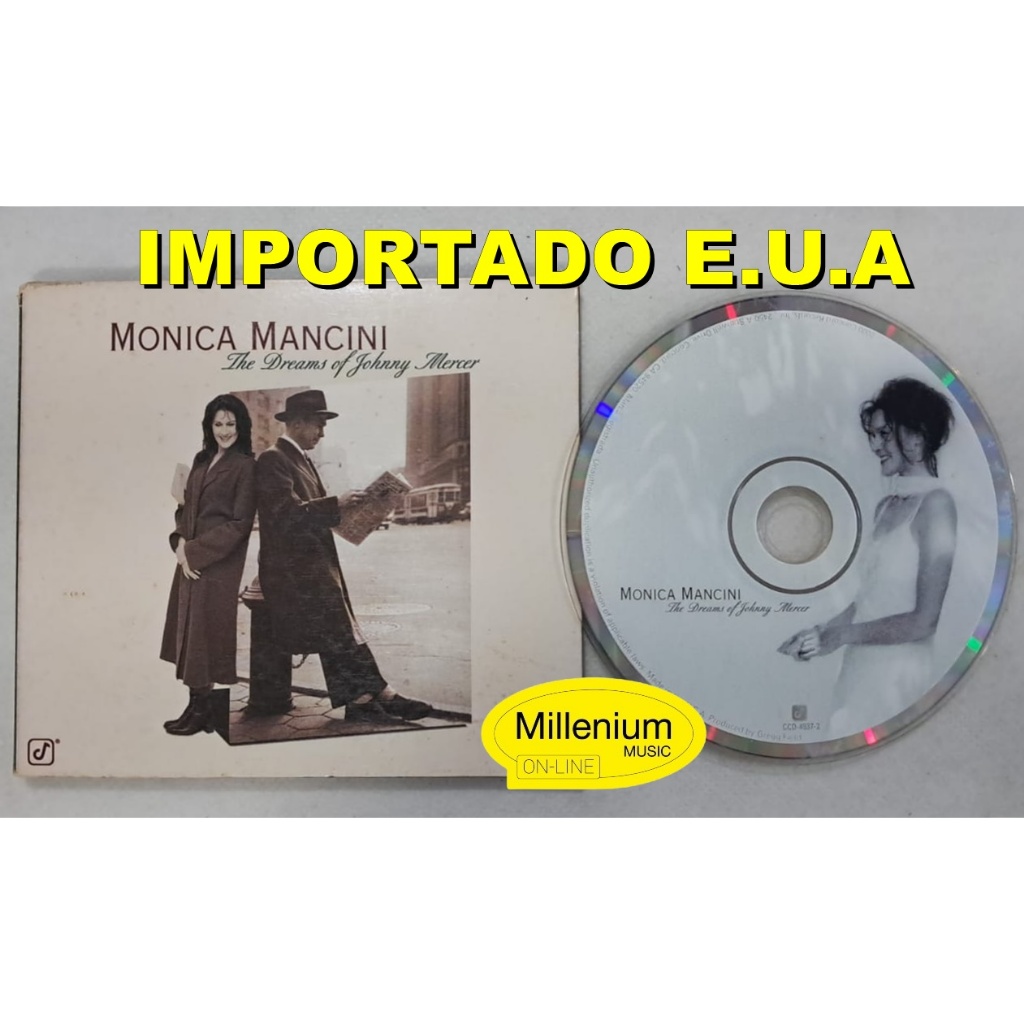 CD Monica Mancini The Dreams Of Johnny Mercer 2000 Importado U.S.A Original Gravadora Colecionador Ótimo Estado