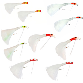 Kit 10 Xuxinhas Modelo Jig Isca Artificial Artesanal De 7,11,13 e 15 Gramas Peixe Predador Tucunaré em Oferta na Shopee