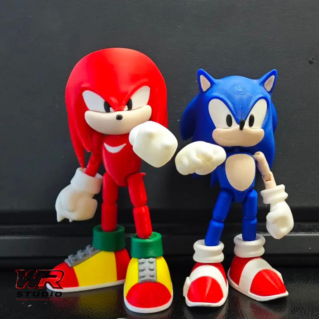 Boneco Articulado Sonic o Ouriço: Action Figure Gamer Totalmente Articulado 💥🏃‍♂️🔥