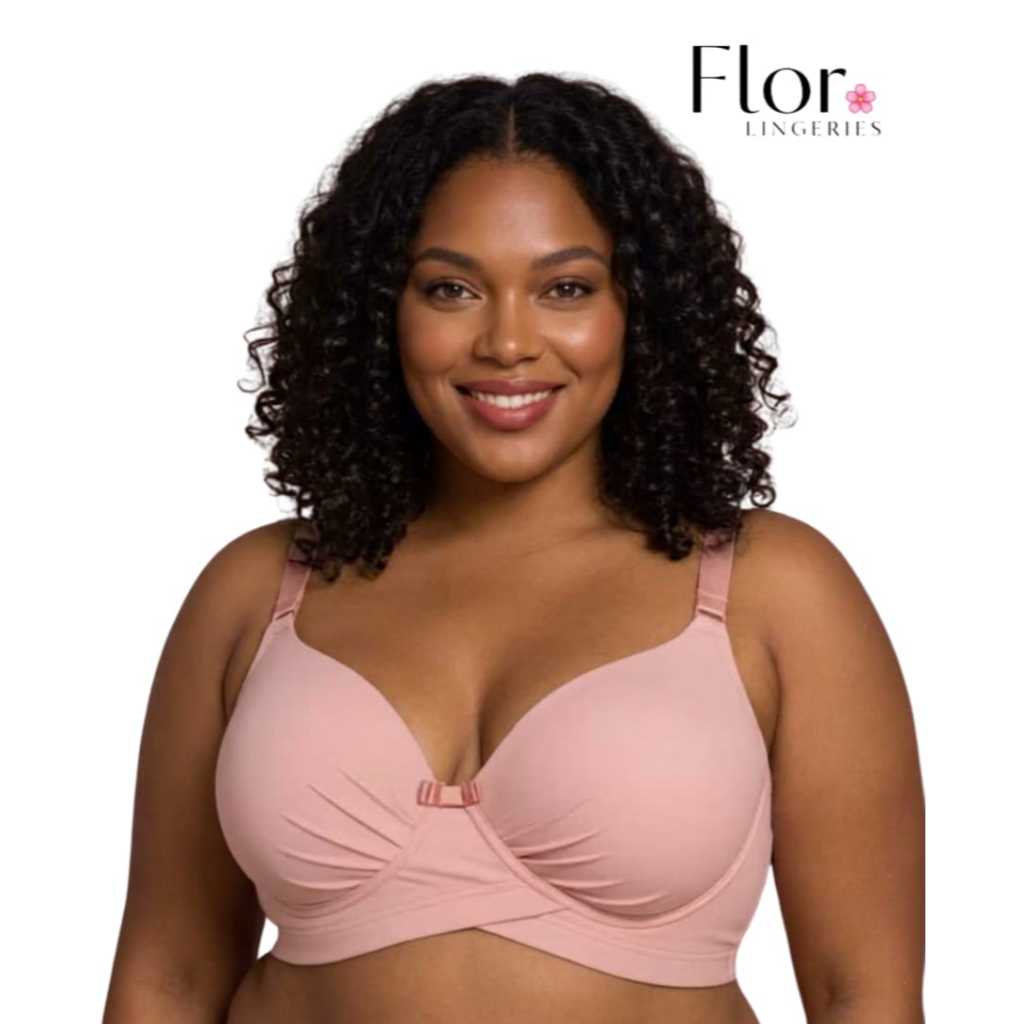 Sutiã Cruzado Plus Size Conforto e Sustentação Dia a Dia