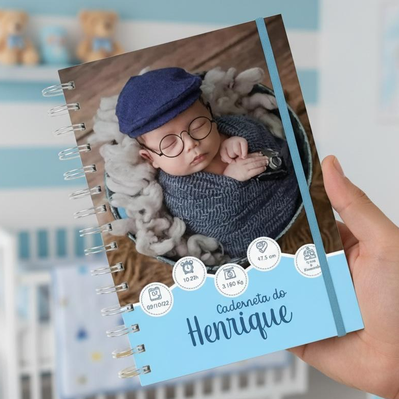Caderneta de Vacinação Bebê com Foto Personalizada 2026 | Nome e Dados | Caderneta de Saúde SUS em Oferta na Shopee