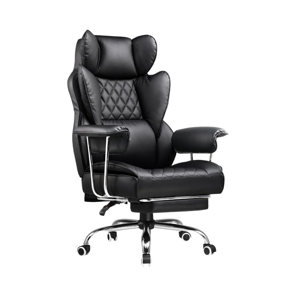 Cadeira Escritorio Poltrona Luxemburgo Gamer Ergonômica Couro Sintético Tecnológ