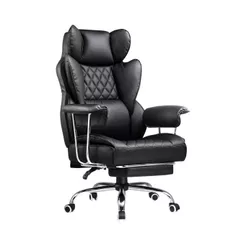 Cadeira Escritorio Poltrona Luxemburgo Gamer Ergonômica Couro Sintético Tecnológica Molas Ensacadas