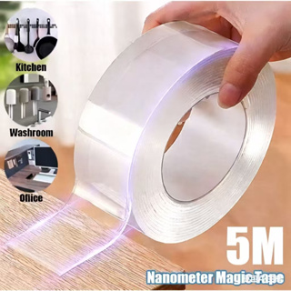 Fita Dupla Face Extra Forte Transparente NanoGel Silicone Mágica Adesiva Cola na Parede Móvel Porta em Oferta na Shopee