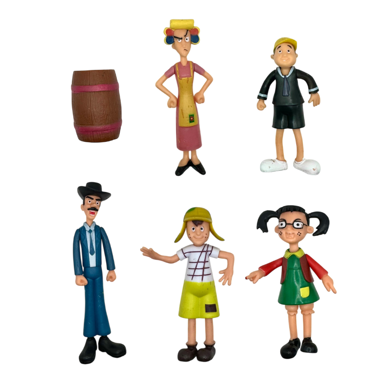 Bonecos Colecionaveis Turma do Chaves El chavo 5 personagens em Oferta na Shopee