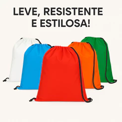 Kit com 5 Sacochilas Bolsa 30X40 Sacola Academia Esportiva Saco Masculino Feminino Juvenil Unissex