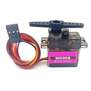mg90s servo de engrenagem de metal 180 graus adequado para veículo helicóptero carro caminhão buggy robô avião