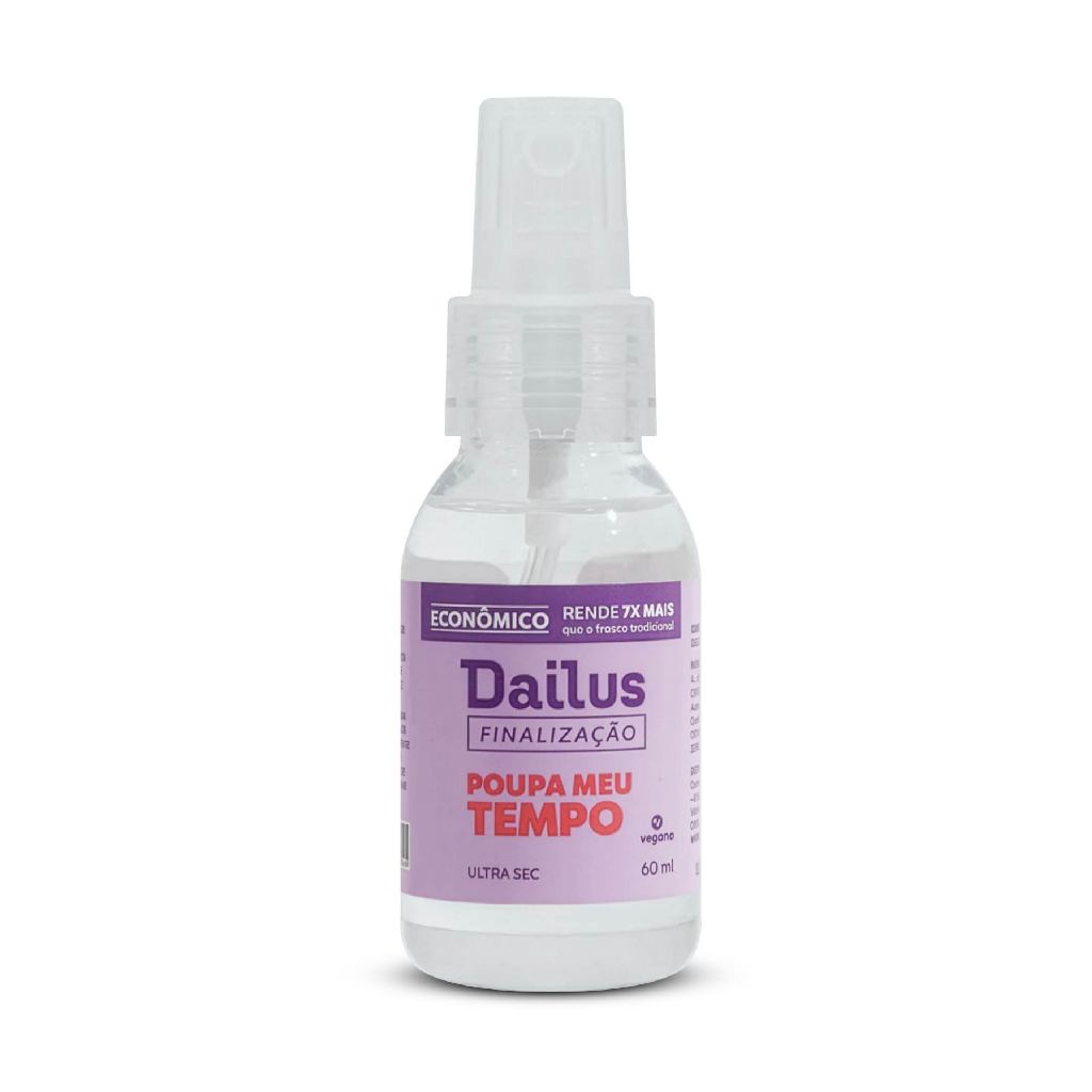 Spray Secante de Esmalte Poupa Meu Tempo Dailus Vegano 60ml em Oferta na Shopee