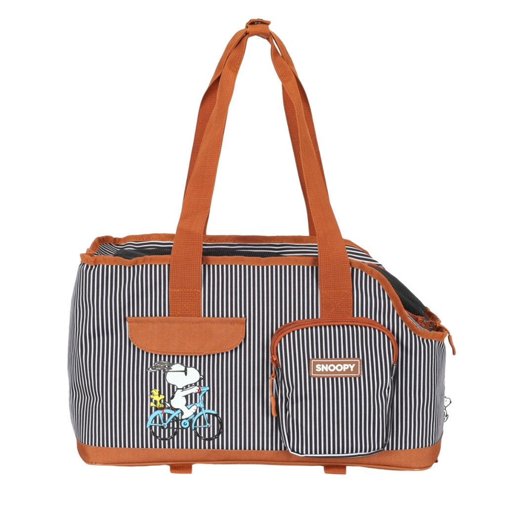 Snoopy Bolsa Pet Viagem Avião Bordo Cabine Gato Cachorro 4,5kg Tela Respirável Prática Resistente Luxo