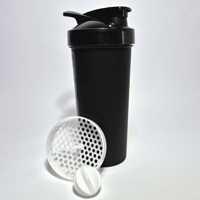 Kit 12 Coqueteleiras 750ml Academia Mixer Shaker Whey Protein Suplemento Medidor Peneira Crossfit