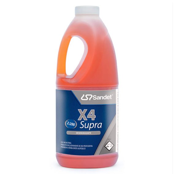 Detergente Desincrustante Alcalino X4 Supra 2 Litros Sandet