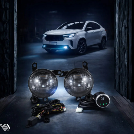 Kit Farol de Milha Fastback 2026 em LED Shocklight Botão Touch Encaixe Perfeito Original SL-092210U