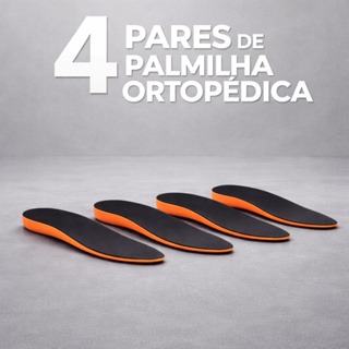 Kit 4 Pares Palmilha Gel Confortável Anatómica Dores nos Pés Macia Dia A Dia Anti Impacto P.U Original em Oferta na Shopee