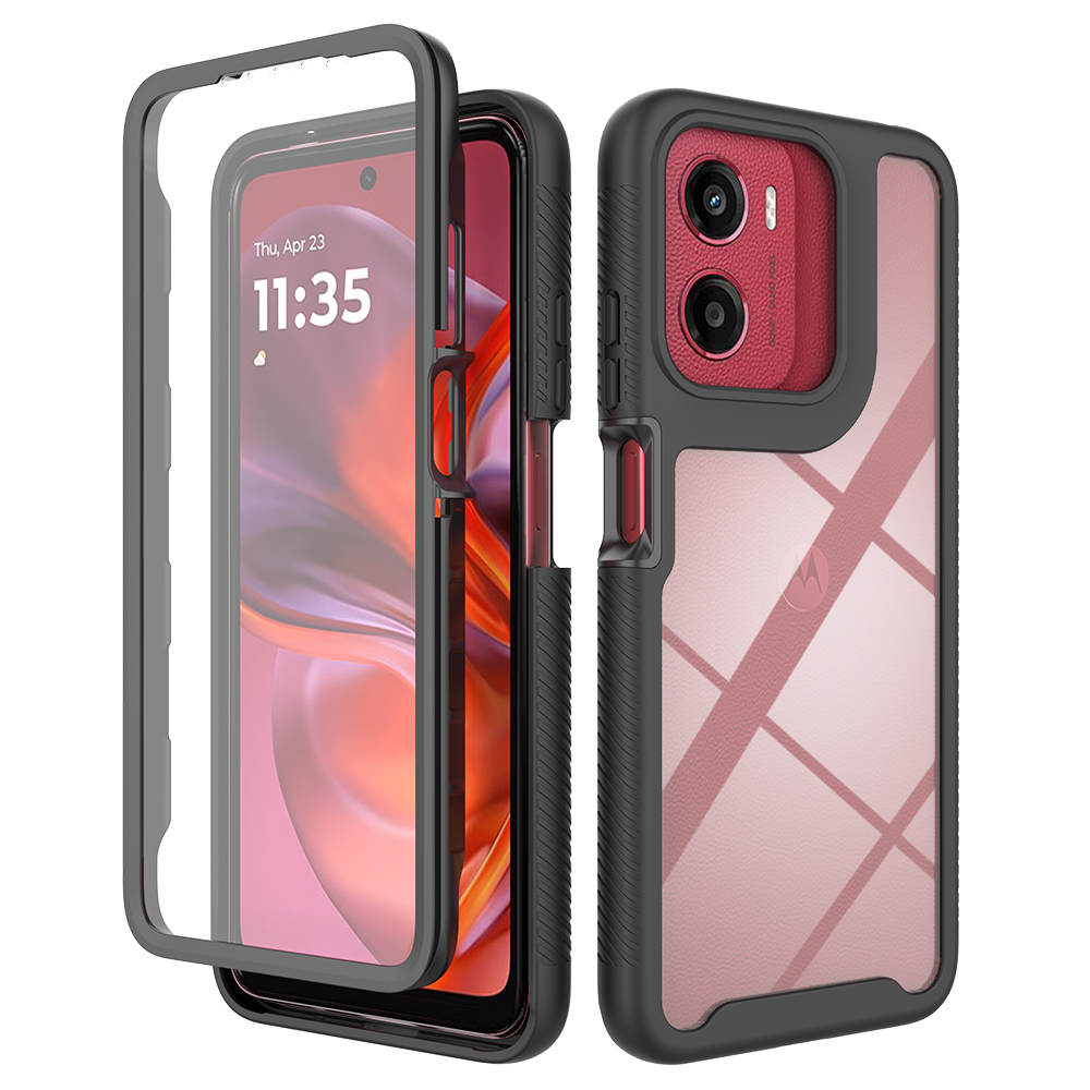 Capa para moto g55/g56/g84/g53/g54 frente e verso anti impacto 360