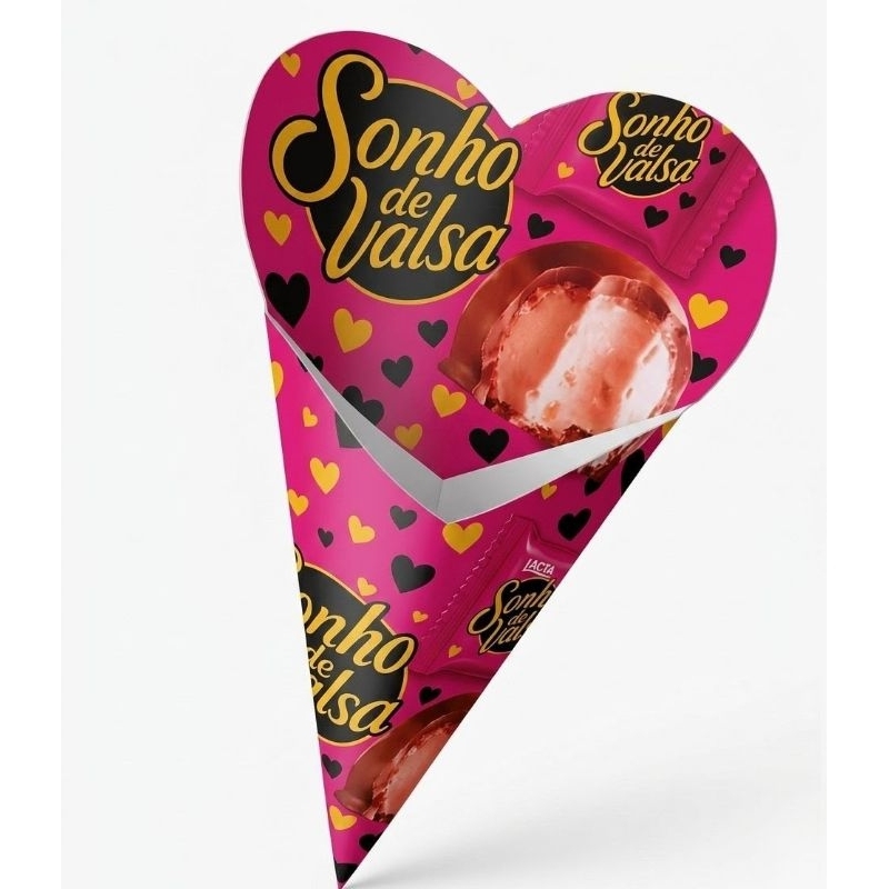 ENVIO RÁPIDO -Kit 3,5 ou 10 Buquê Cone p/ Sonho de Valsa, Ouro Branco ou Bis C/ Cartão-Pegue e Monte