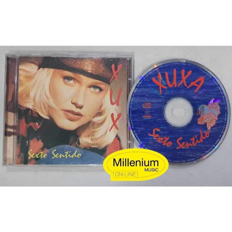 CD Xuxa  Sexto Sentido 1994 Original Gravadora Colecionador Ótimo Estado