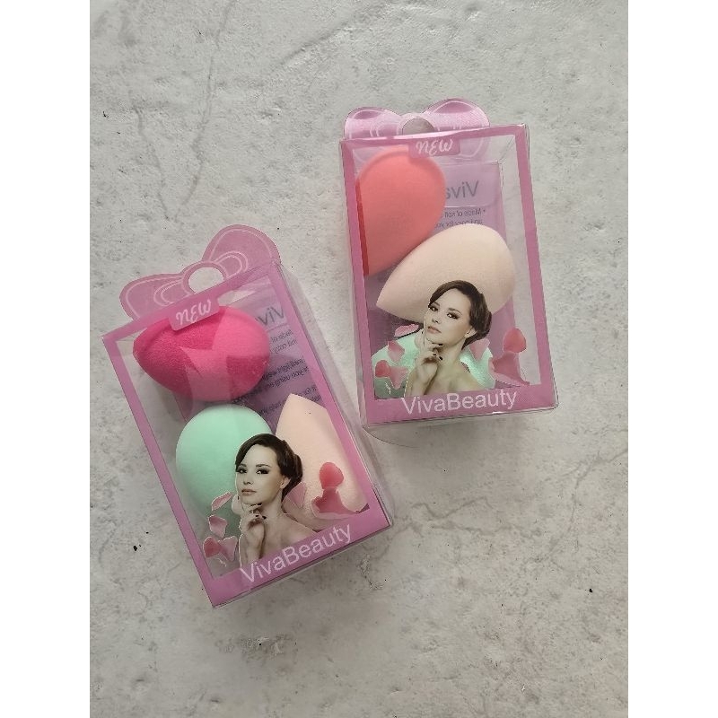 Kit Mini Esponjas de Maquiagem para Detalhes 3 Unidades Precisão Base Corretivo
