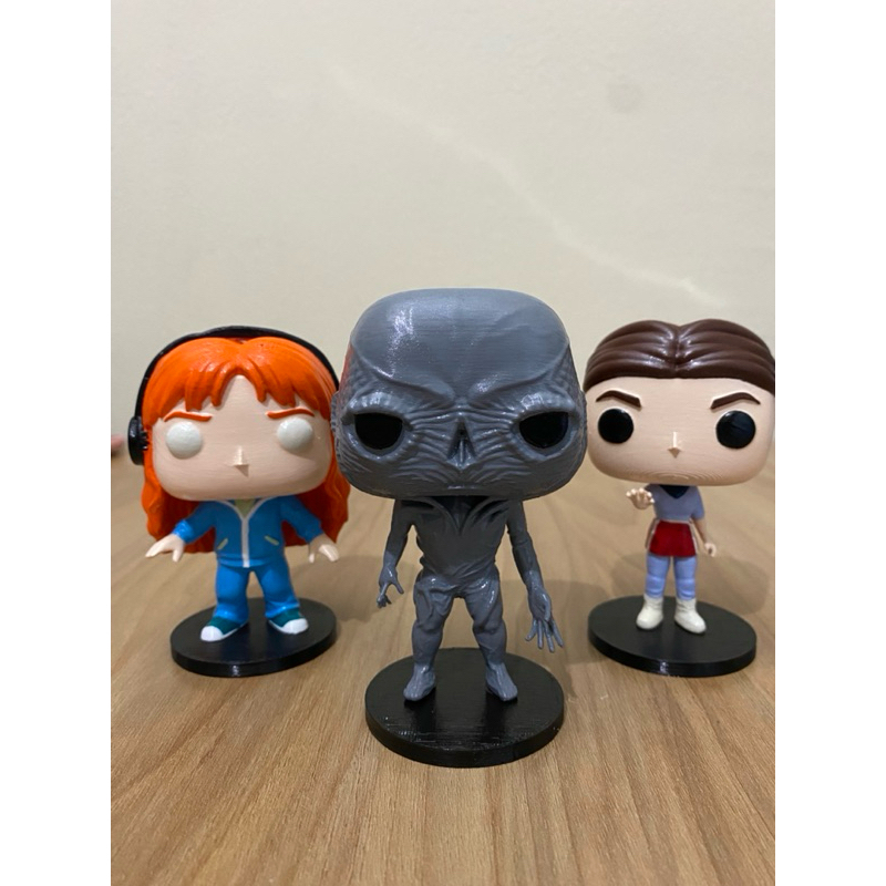 Boneco Colecionavel STRANGER THINGS Figura Decorativa Action Figure Impressão 3d