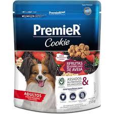 Petisco Premier Cookie Frutas Vermelhas e Aveia 250g Raças Pequenas Cães Adultos Premium