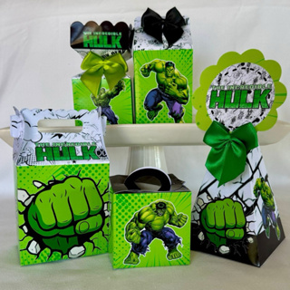 Kit Personalizados O Incrível Hulk\ Festa \ Lembrancinha\ Aniversário \ Pegue e Monte \ Mimo em Oferta na Shopee