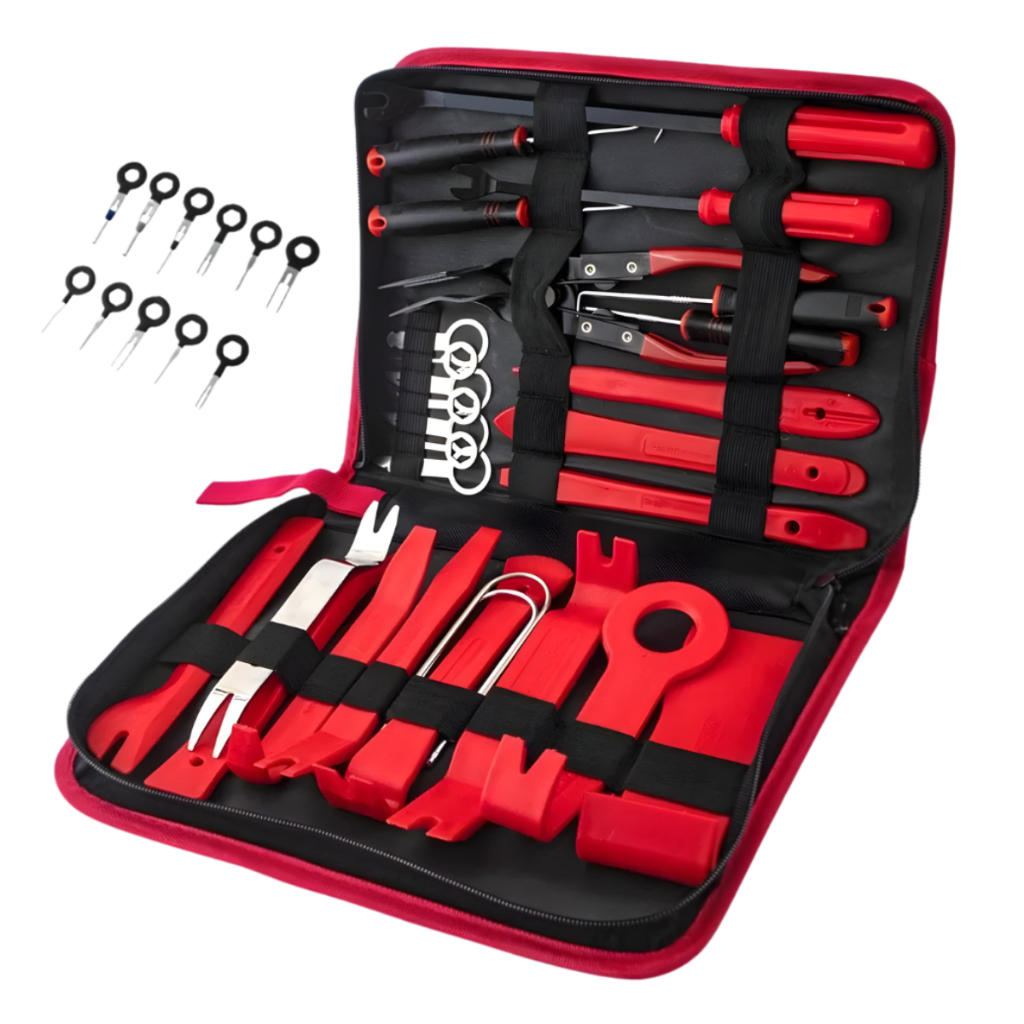 Kit 39 Espatulas Nylon Desmontar Forro Saca Grampos Presilha