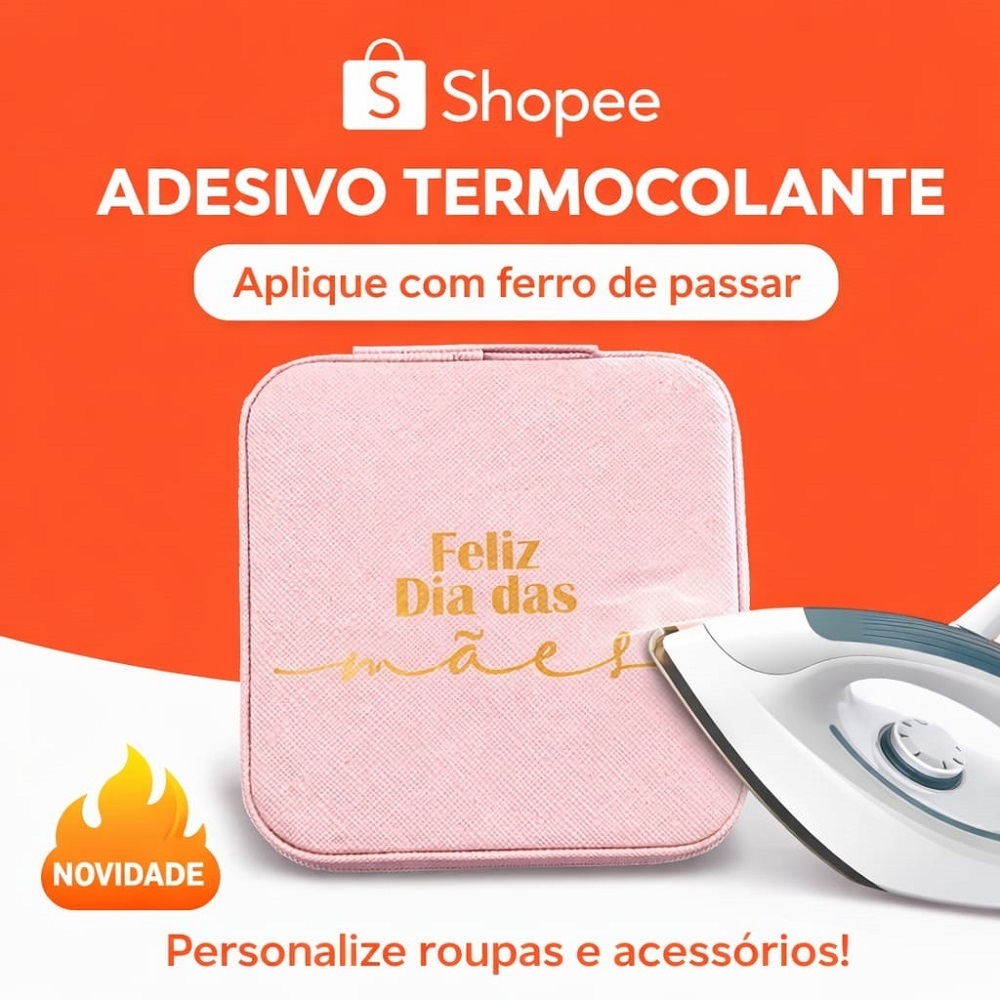 Adesivos Termocolantes Seu Nome Sob Encomenda para Tecidos e Sintéticos Dia das Mães Madrinhas
