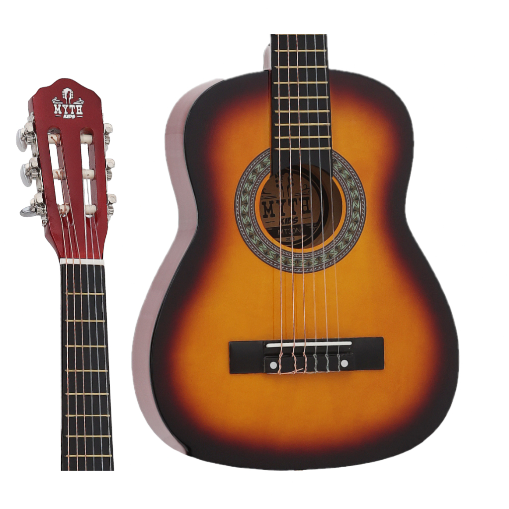 Violão Acústico Infantil Tamanho 1/2 - SUNBURST  Náilon MYTH / ZELLMER - MT30N