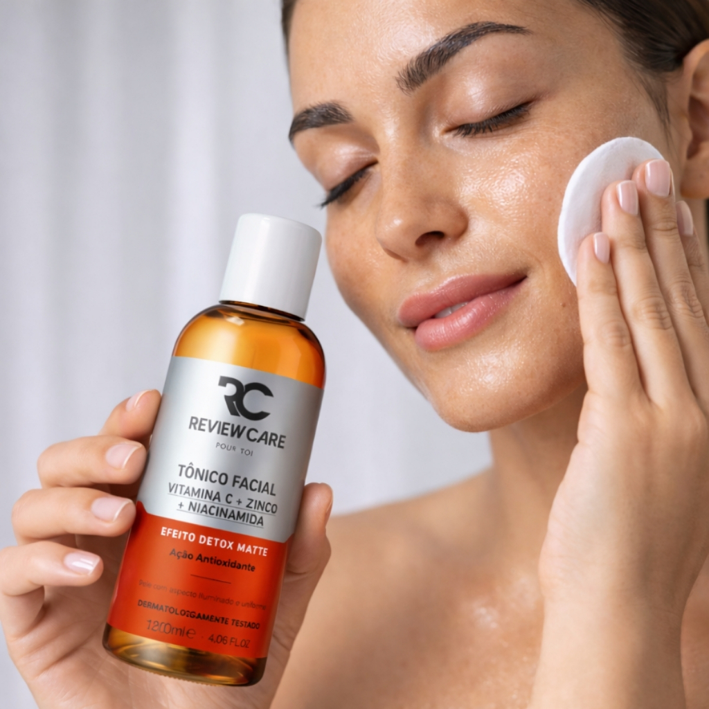 Tônico Facial Efeito Detox Matte Vitamina C Zinco e Niacinamida 120ML Review Care