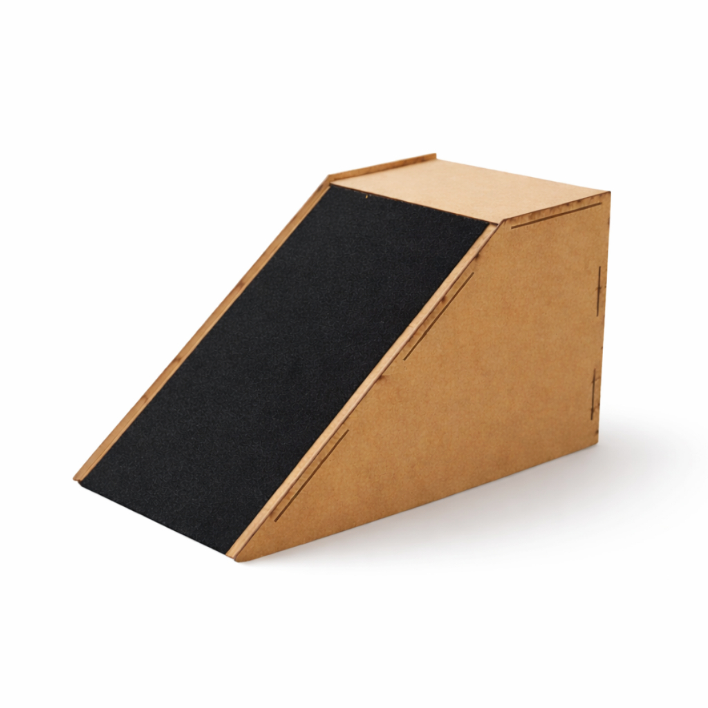 Rampa Pet MDF 3mm Resistente Para Acesso Seguro Toca Carpete Antiderrapante