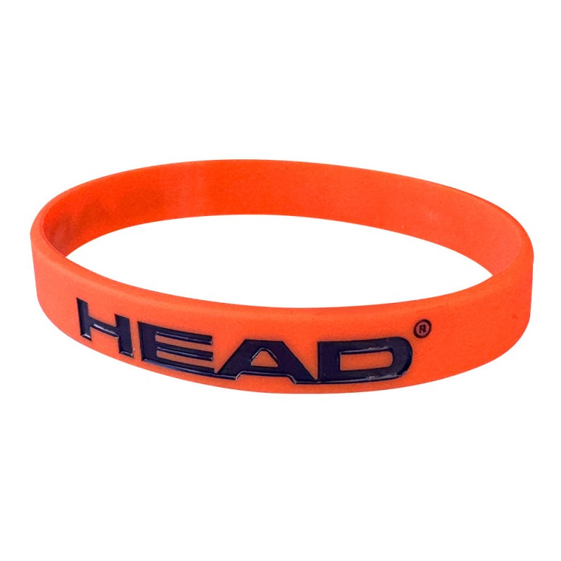 Pulseira Head Original Silicone Tennis, Beach Tenis, Squash, Padel, Pickleball - Laranja
